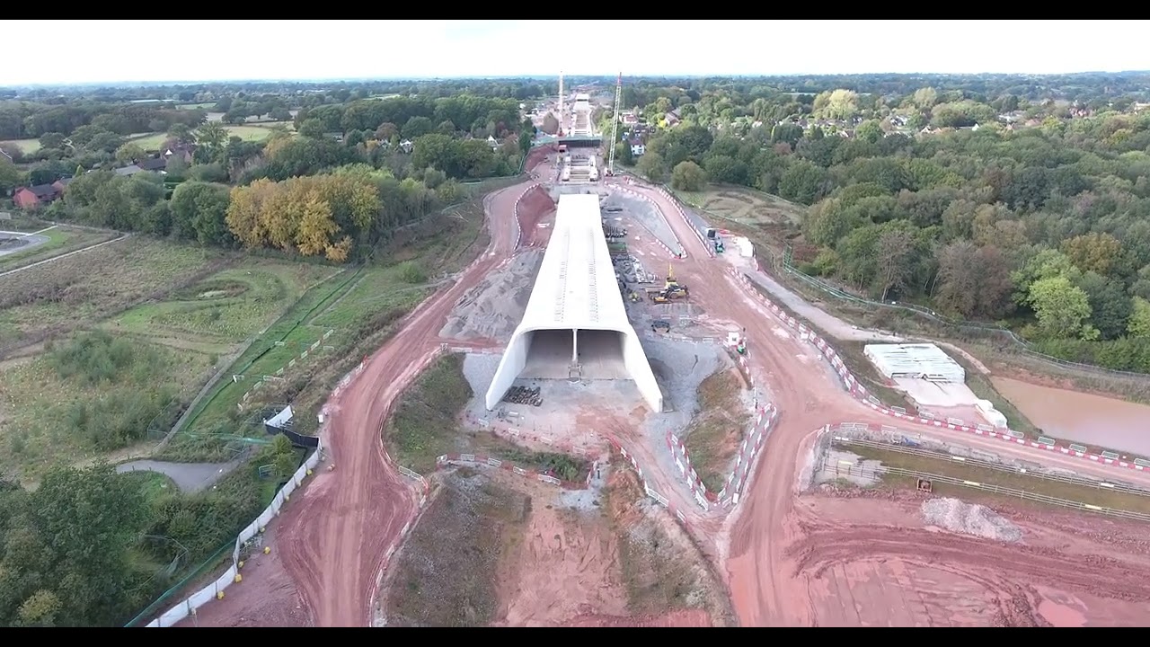 HS2 Route Kenilworth to Burton Green - October 2024