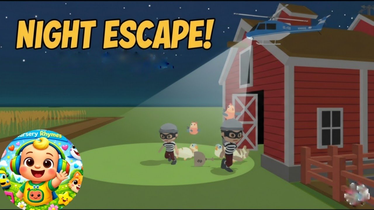 The Naughty Thief and the Police Chase! 🚔 | Fun Kids Cartoon Story  #kidsfortoys 