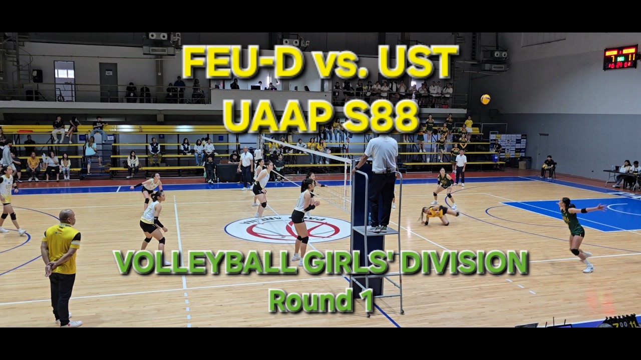 FEU-D vs. UST, Volleyball Girl's Division, UAAP S88, Round 1, October 15, 2025
