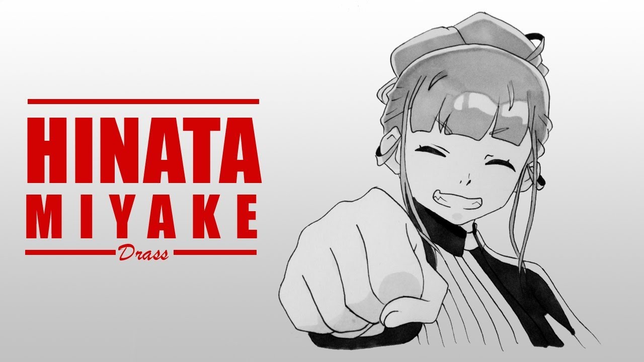 Speed drawing of Hinata Miyake - A place further than the universe