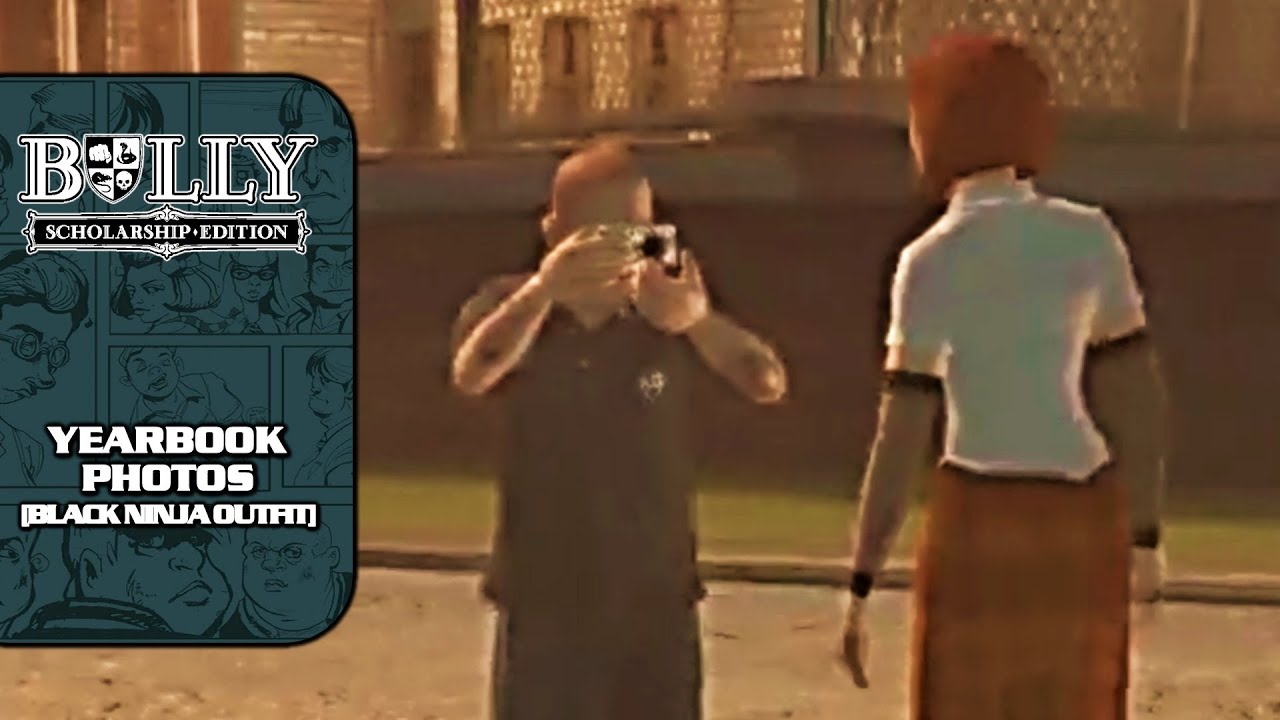 Bully SE [100% Walkthrough] - Yearbook Photos [Black Ninja Outfit]