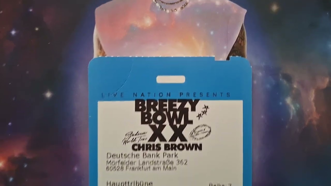 Chris Brown 11:11 LP Vinyl - Chris Brown Breezy Bowl XX Word Tour Frankfurt 13.06.2025.