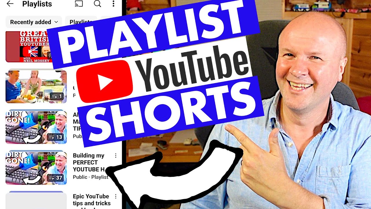 How to add YouTube Shorts to PLAYLIST (and delete!)