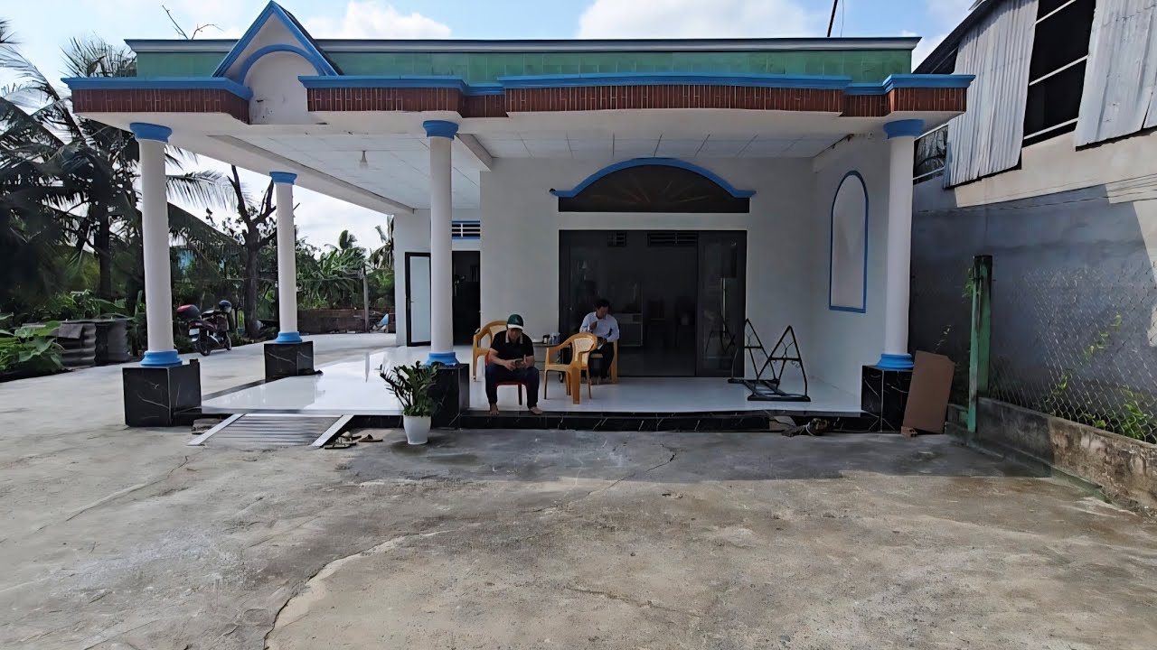 Tập 4467 : Nhà vườn nghĩ dưỡng cặp wiew kênh thoáng mát thổ cư 200m²  nghĩ dưỡng tuyệt vời