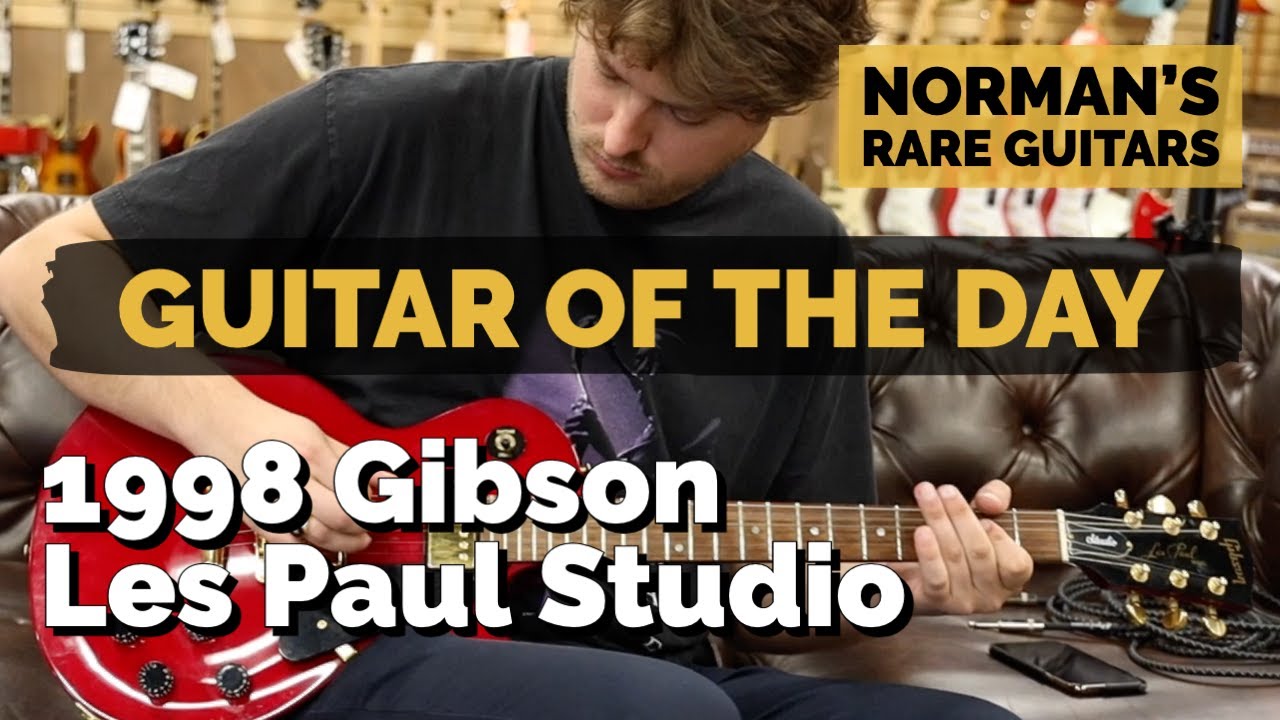Гитара дня: Gibson Les Paul Studio 1998 года | Редкие гитары Нормана