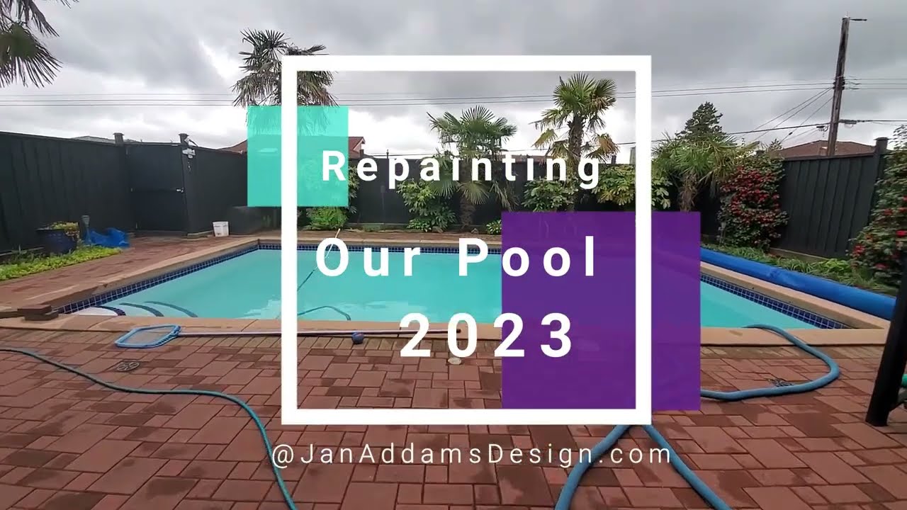 Repainting our Pool 4 years later with RAMUC High-build Pool Paint.