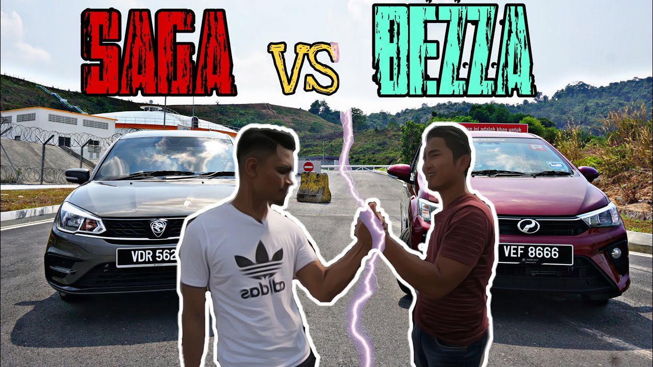 PROTON SAGA 2019 VS PERODUA BEZZA 2020 | DRAG TEST