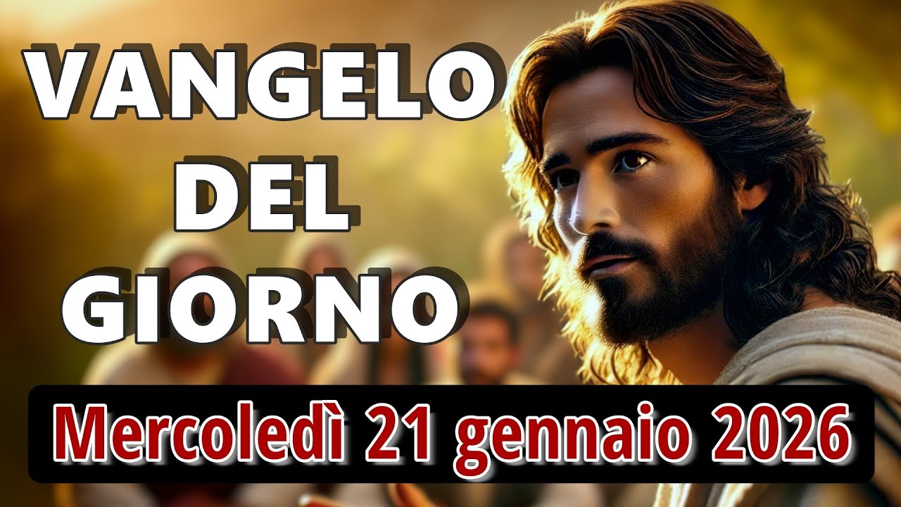 VANGELO DEL GIORNO MERCOLEDI 21 GENNAIO 2026 ❤️ La Legge davanti a una mano paralizzata