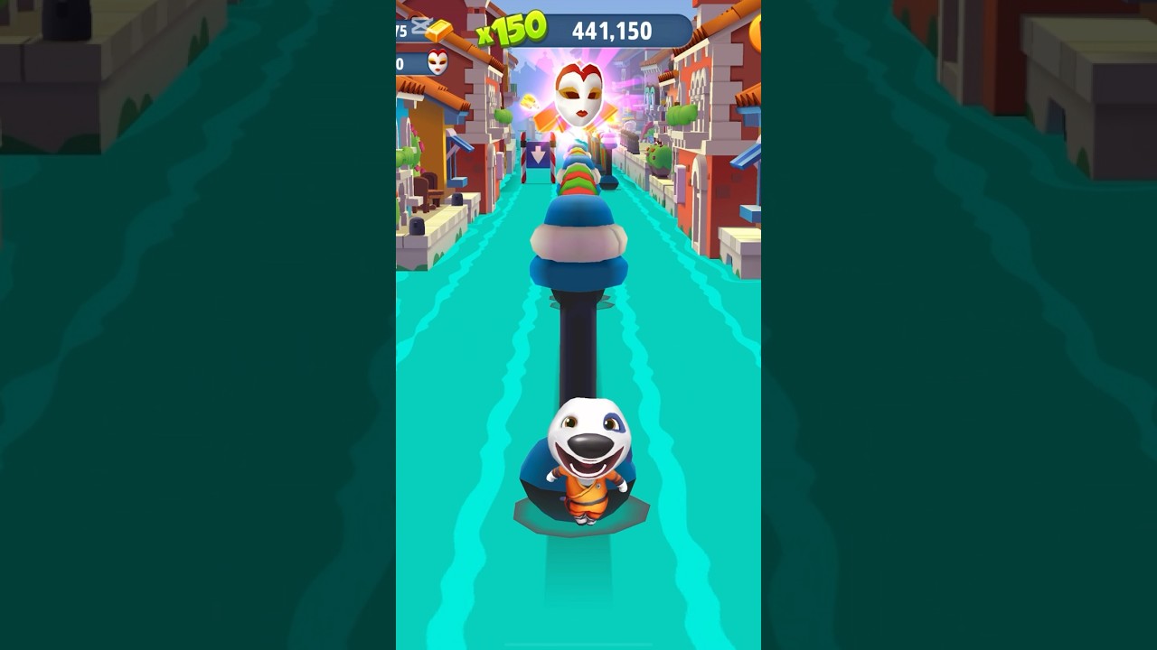 Talking Tom Gold Run Officer Tom - Kung Fu Hank - Skater Angela Funny Fails & Falls Moments #shorts