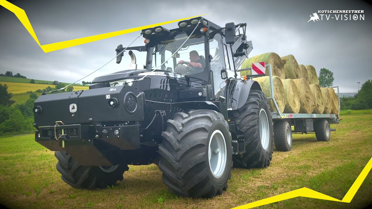 KOTSCHENREUTHER K175R Gen2-BlackEdition- beim Ballentransport, einfache Demontage des Polterschildes