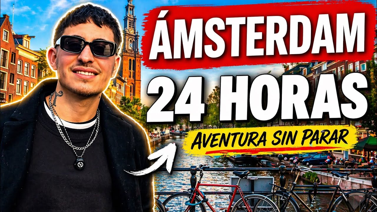 24 HORAS En Holanda 🇳🇱|| AMSTERDAM , Es Como Dicen ? 