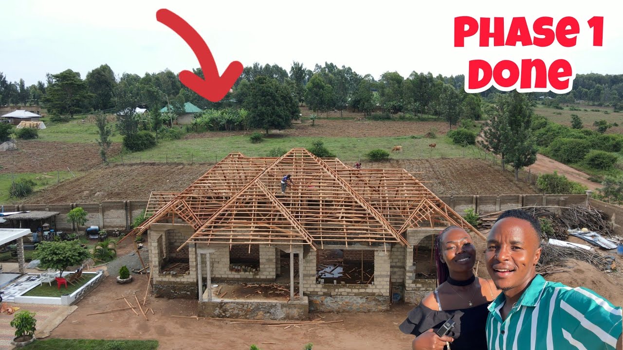 BIG MILESTONE!! ❤️😭 Roofing TIMBER  Installation DONE 🏡 Dream House Progress