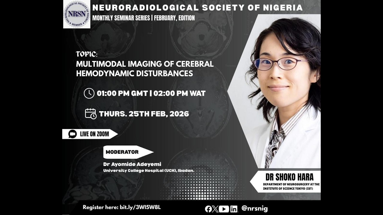 Dr Shoko Hara | Multimodal Imaging of Cerebral Hemodynamic Disturbance