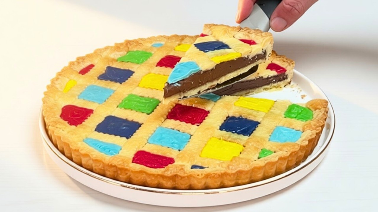 DOLCI DI CARNEVALE - La Crostata Arlecchino