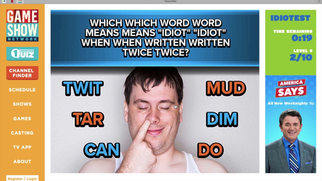 Lawyer with 1000 iQ takes idiotest (must see)