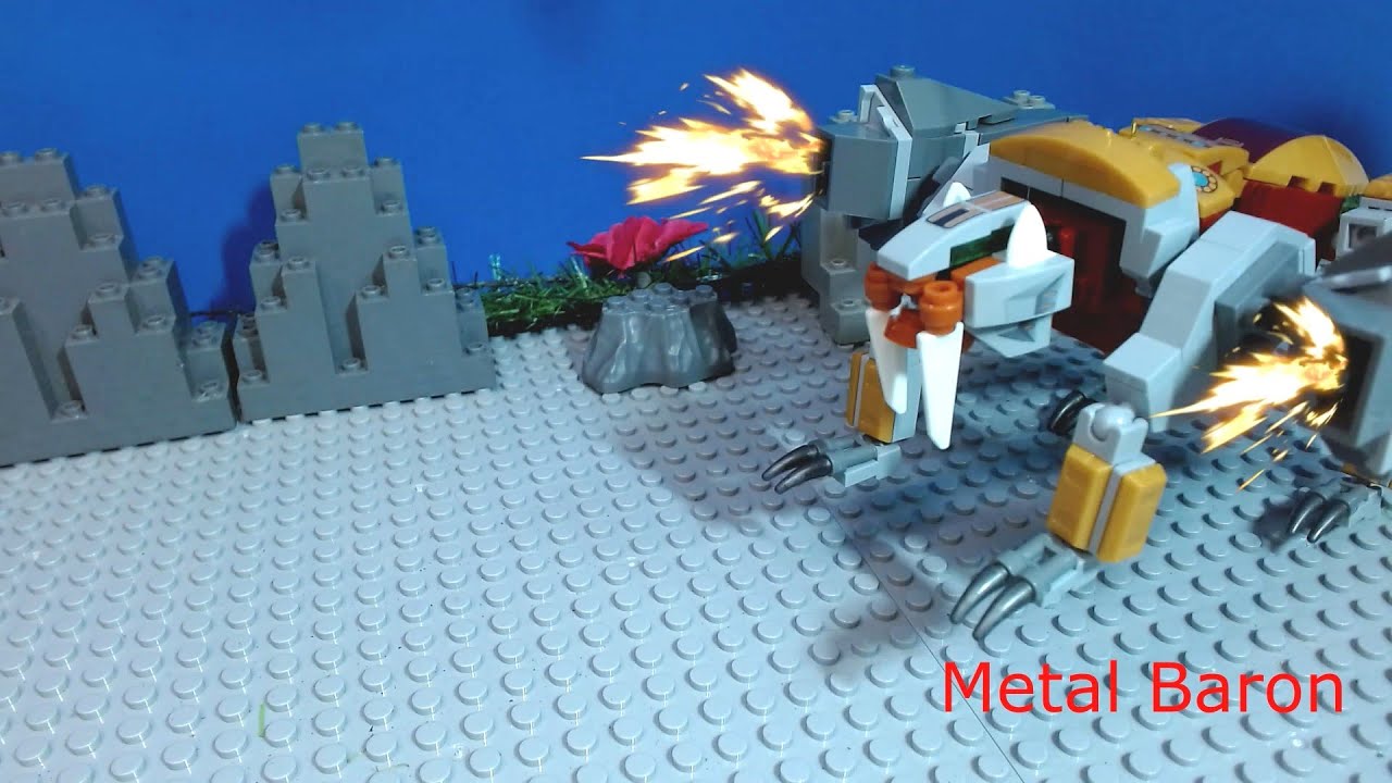 Model 4/4 Therion Totems - Sword Rock Tiger - Stopmotion Speedbuild - Sembo Block 103260 193PCS