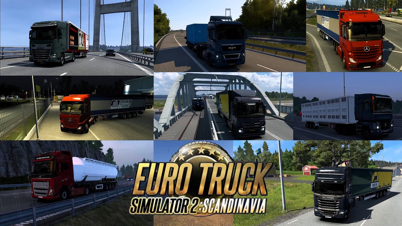 Катаемся по Scandinavian после обновления 1.57 Euro Truck Simulator 2.