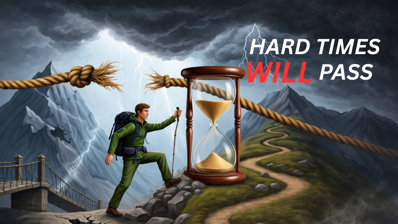 Hard Times Are Temporary💔💪