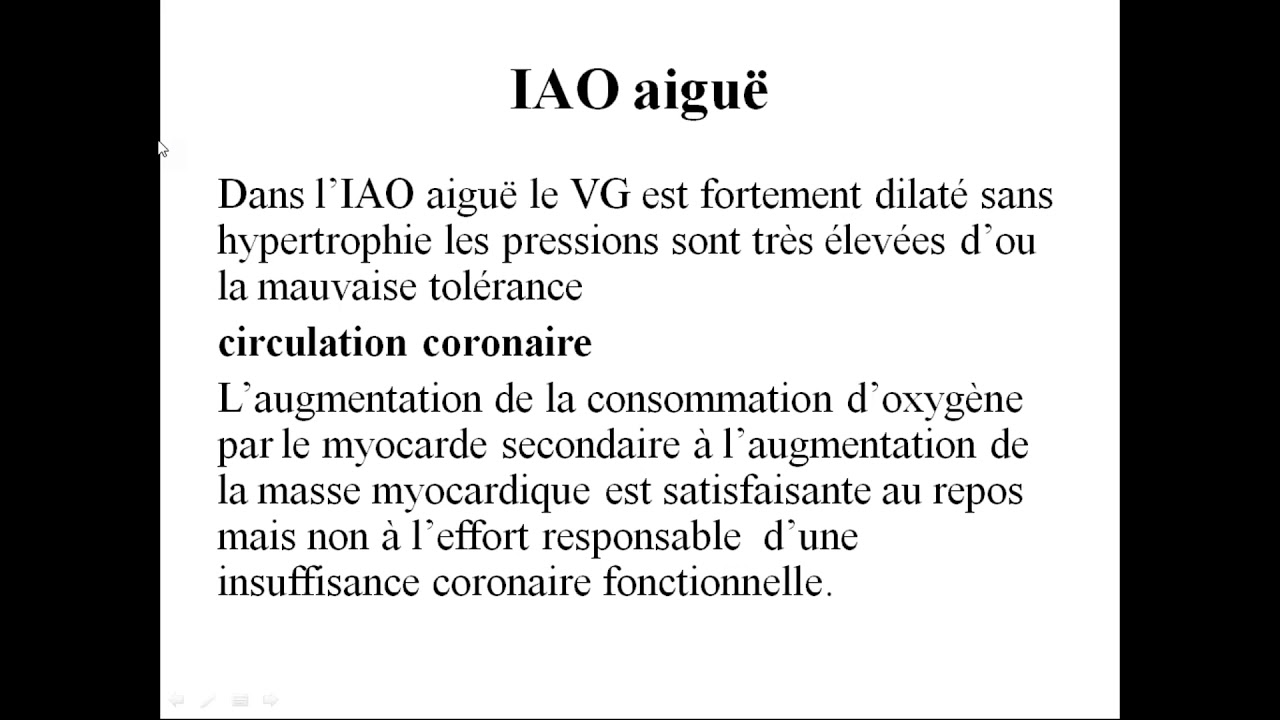 Insuffisance aortique ( Pr. H. ZOUZOU )