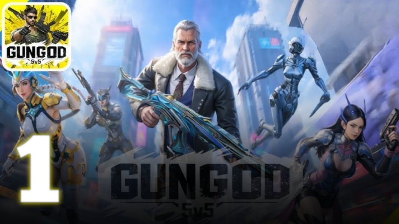 🔥 Gun God: 5v5 TDM Arena Gameplay  part 1| Intense Multiplayer FPS Action 🔫