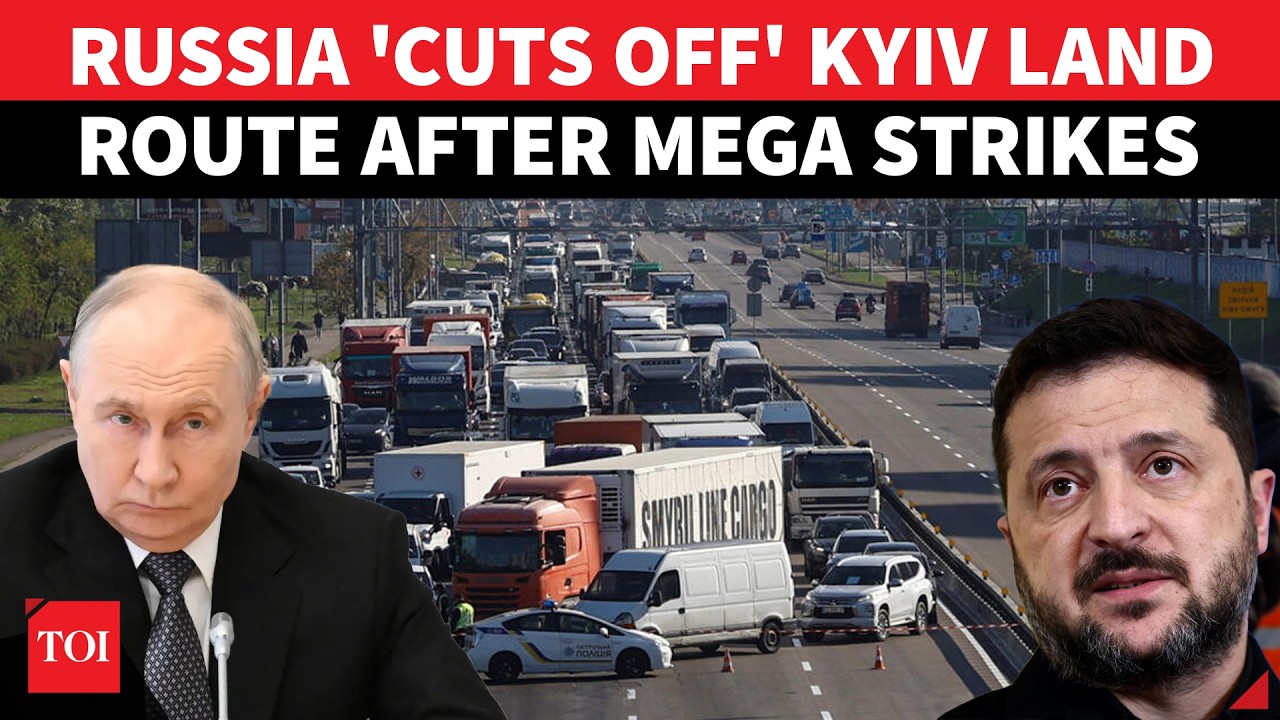KYIV UNDER SIEGE! Putin Bombs & 'CUTS OFF' Land Route To Ukrainian Capital; Chaos In Zelensky Base