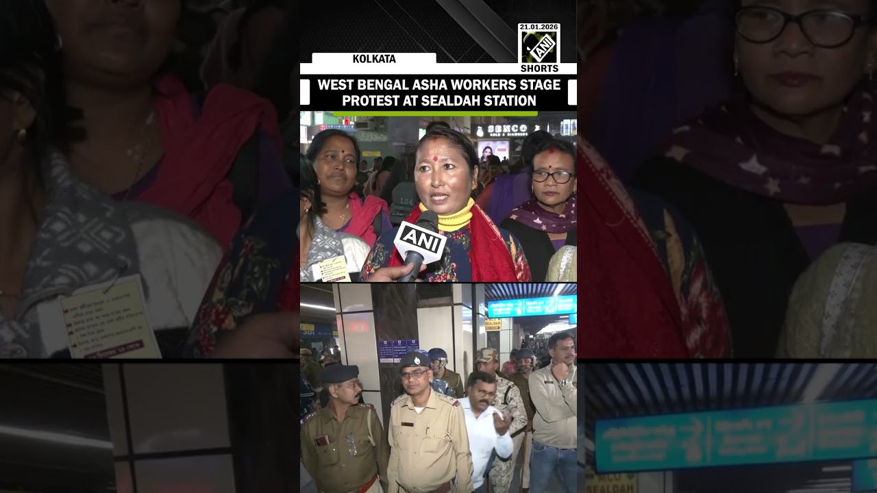One ASHA worker falls ill as West Bengal health workers protest for wage hike at Sealdah station
