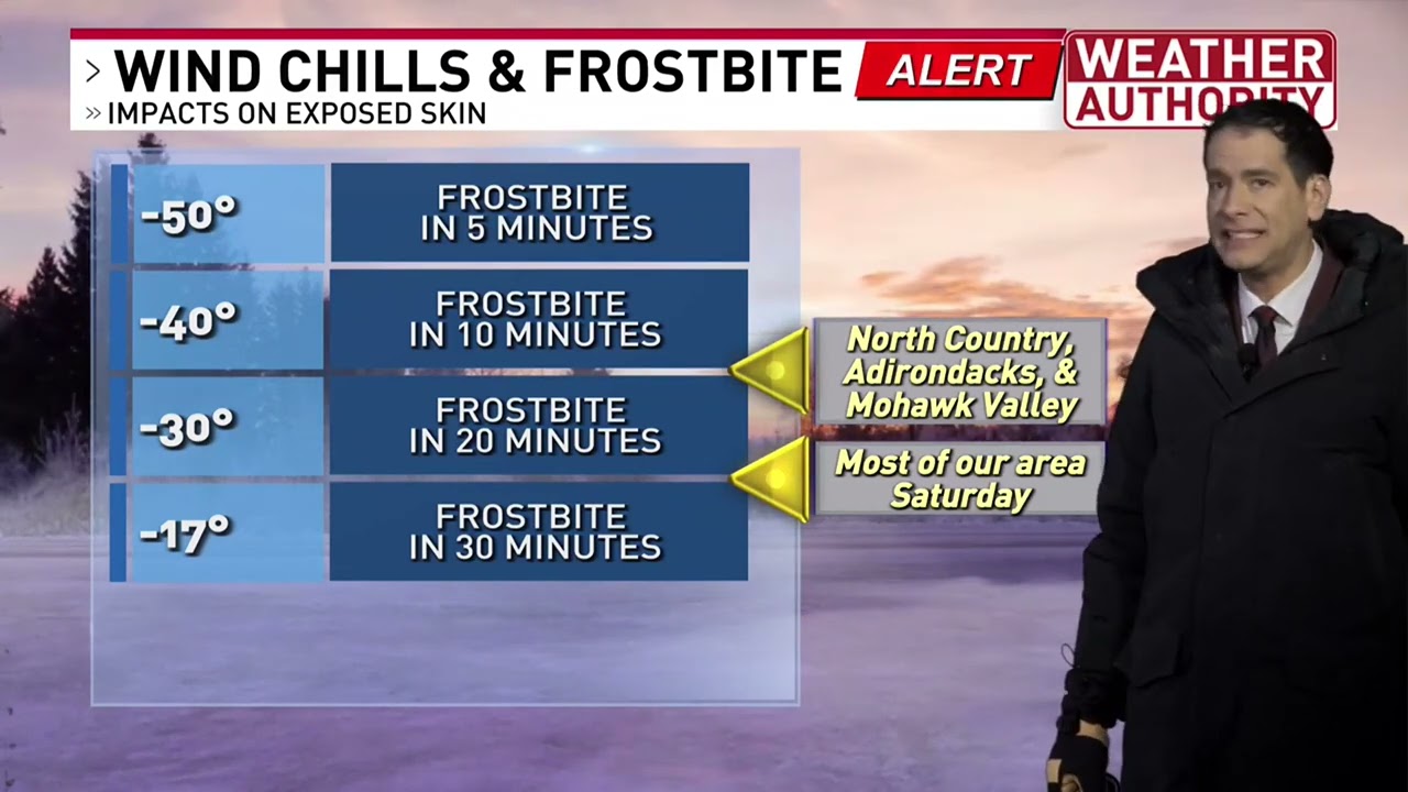 Starting midnight Friday night, get set for another deep freeze!