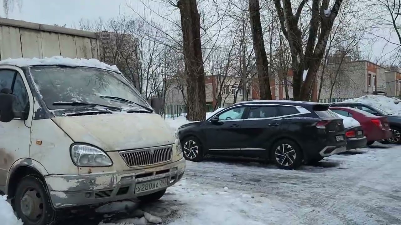 15 февраля 2026г. Морозы вернулись в город после оттепели. Щербинка, Москва 