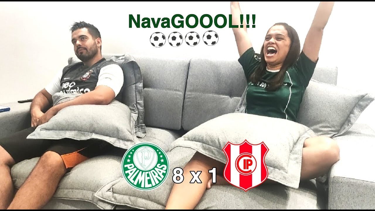 React Reações Palmeiras x Petrolero libertadores 2022