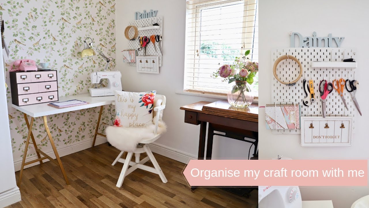Organise my craft room/office with me