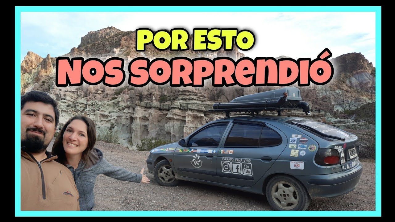 Circuito CAÑÓN DEL ATUEL desde el Nihuil a Valle Grande en un COCHE camper