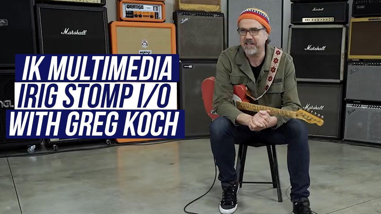 iRig Stomp I/O Demo with Greg Koch - from the IK Amp Room in Italy!