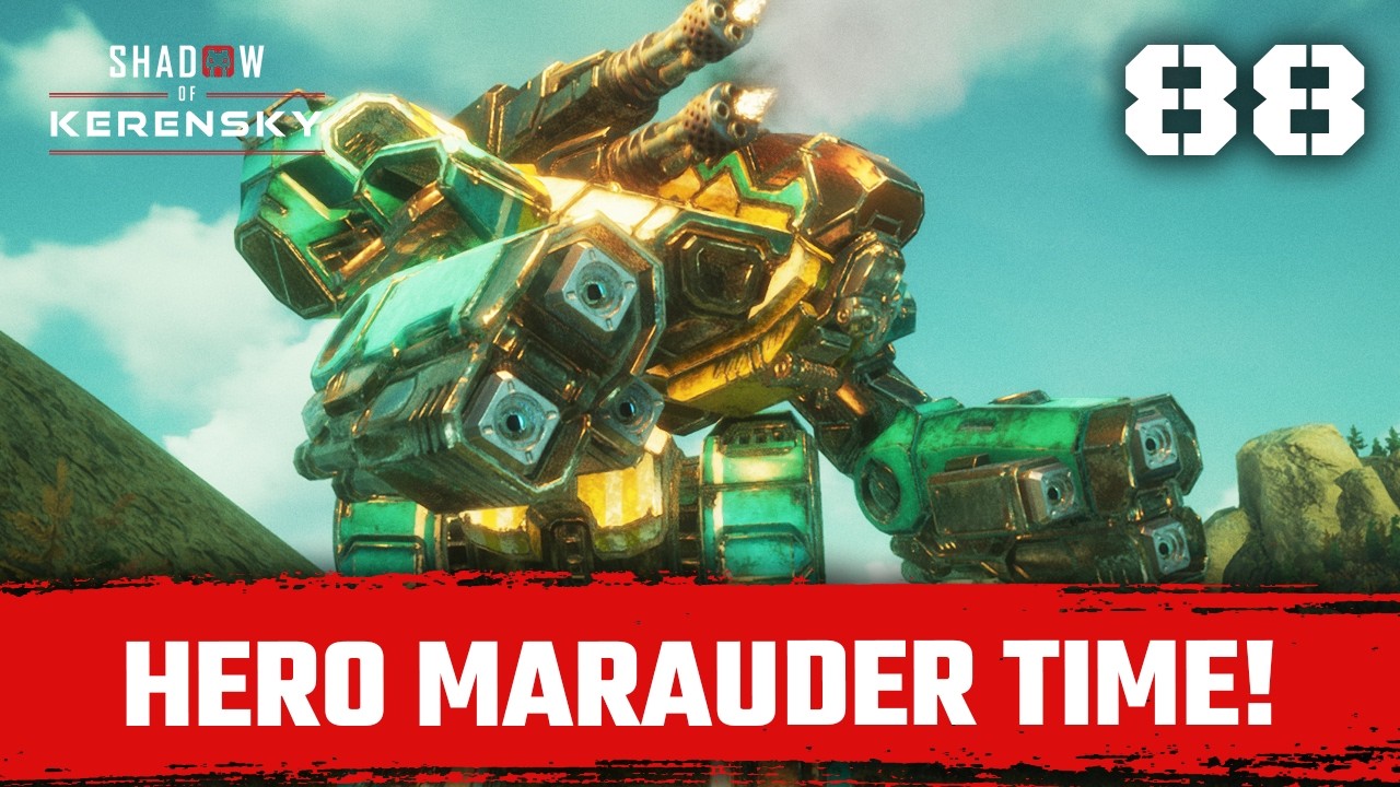 The Marauder Goes Full Dakka with Rotary Autocannons | MechWarrior 5: Mercenaries Modded 88