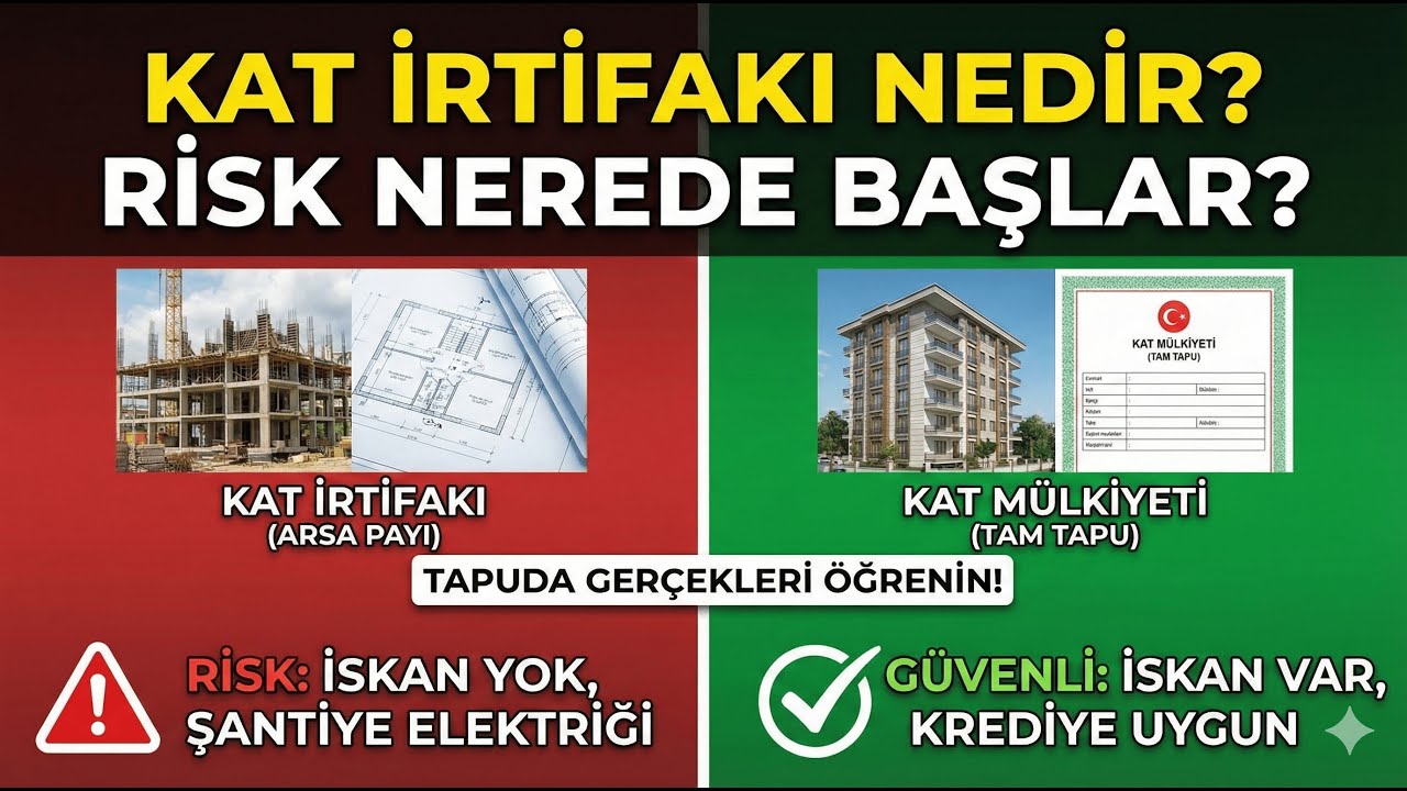 Kat İrtifakı Nedir? Tapuda Ne Anlatır, Risk Nerede Başlar?