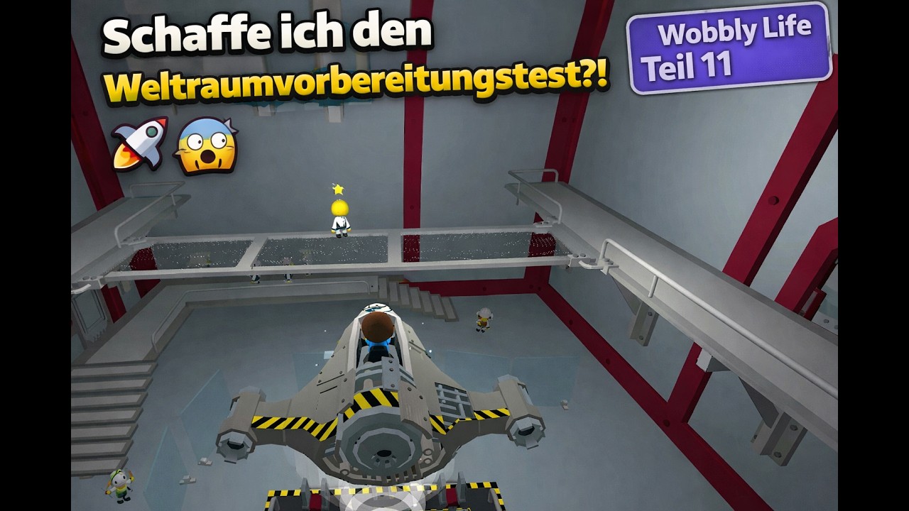 Schaffe ich den Weltraumvorbereitungstest?! 🚀😱 | Wobbly Life  #11