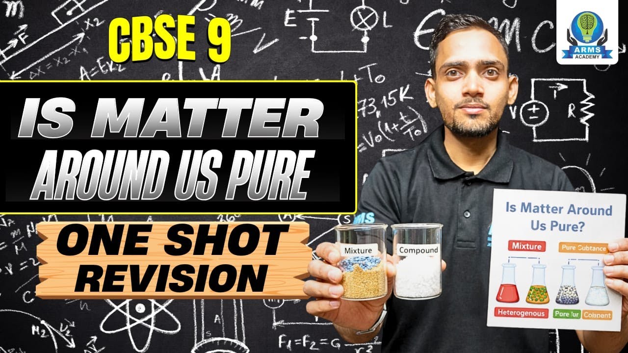 Is Matter Around Us Pure? | Class 9 Science | One Shot Revision | CBSE #class9th