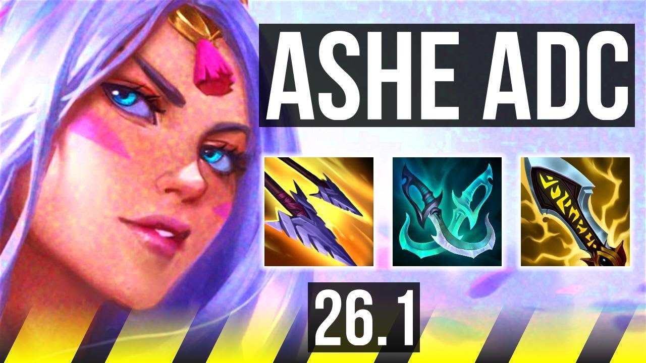 ASHE & Nautilus vs APHELIOS & Lulu (ADC) | Good KDA: 13/1/10 | EUNE Master | 26.1