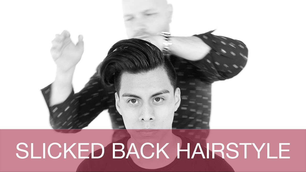 Slicked Back Hairstyle for Thick Hair - TheSalonGuy
