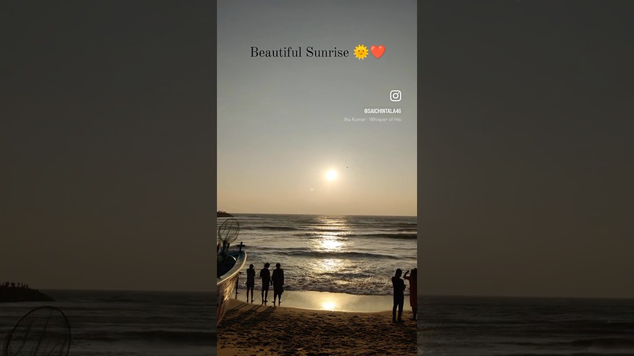Kanyakumari లో Sunrise 🌅 