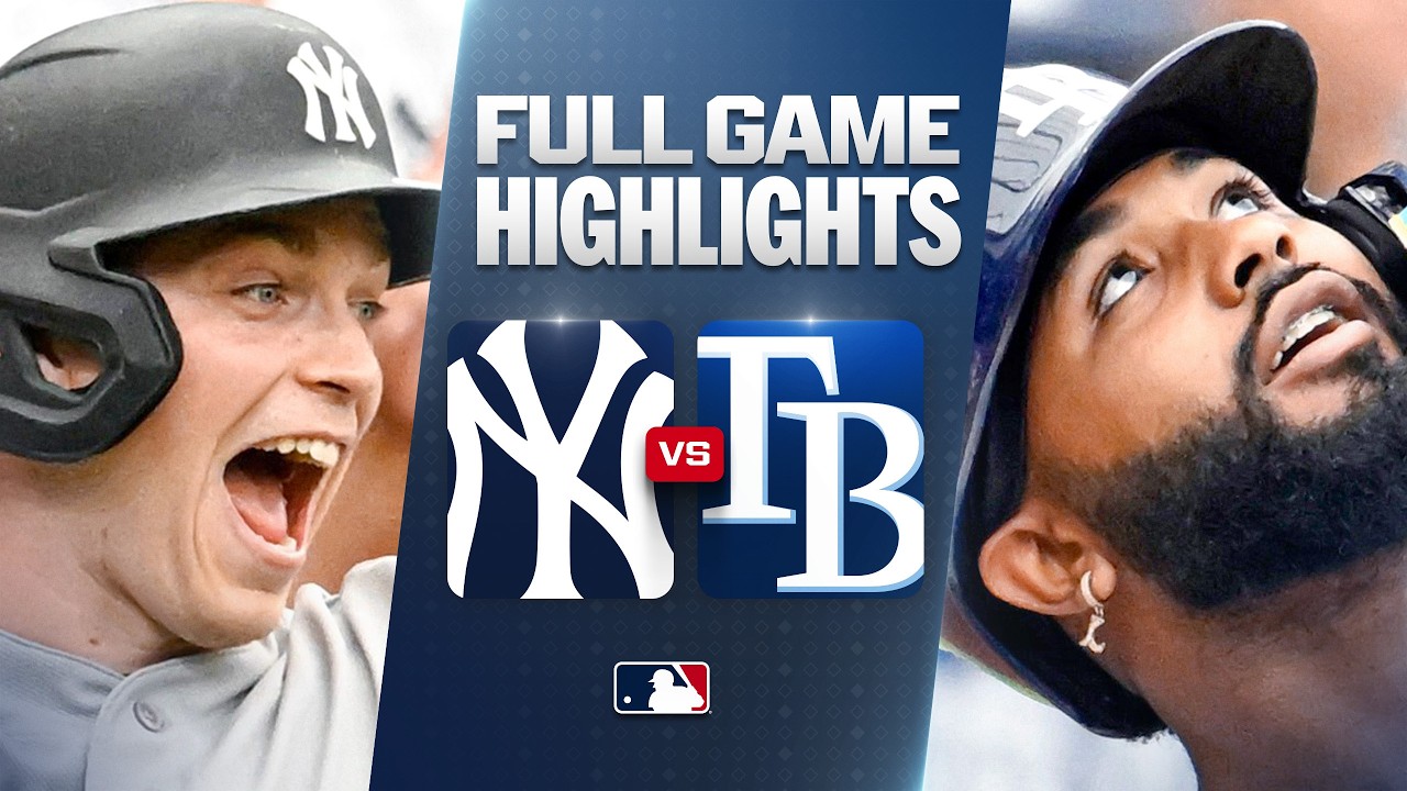 YANKEES против RAYS: Официальный обзор полной игры (9 июля) | Сезон MLB 2026