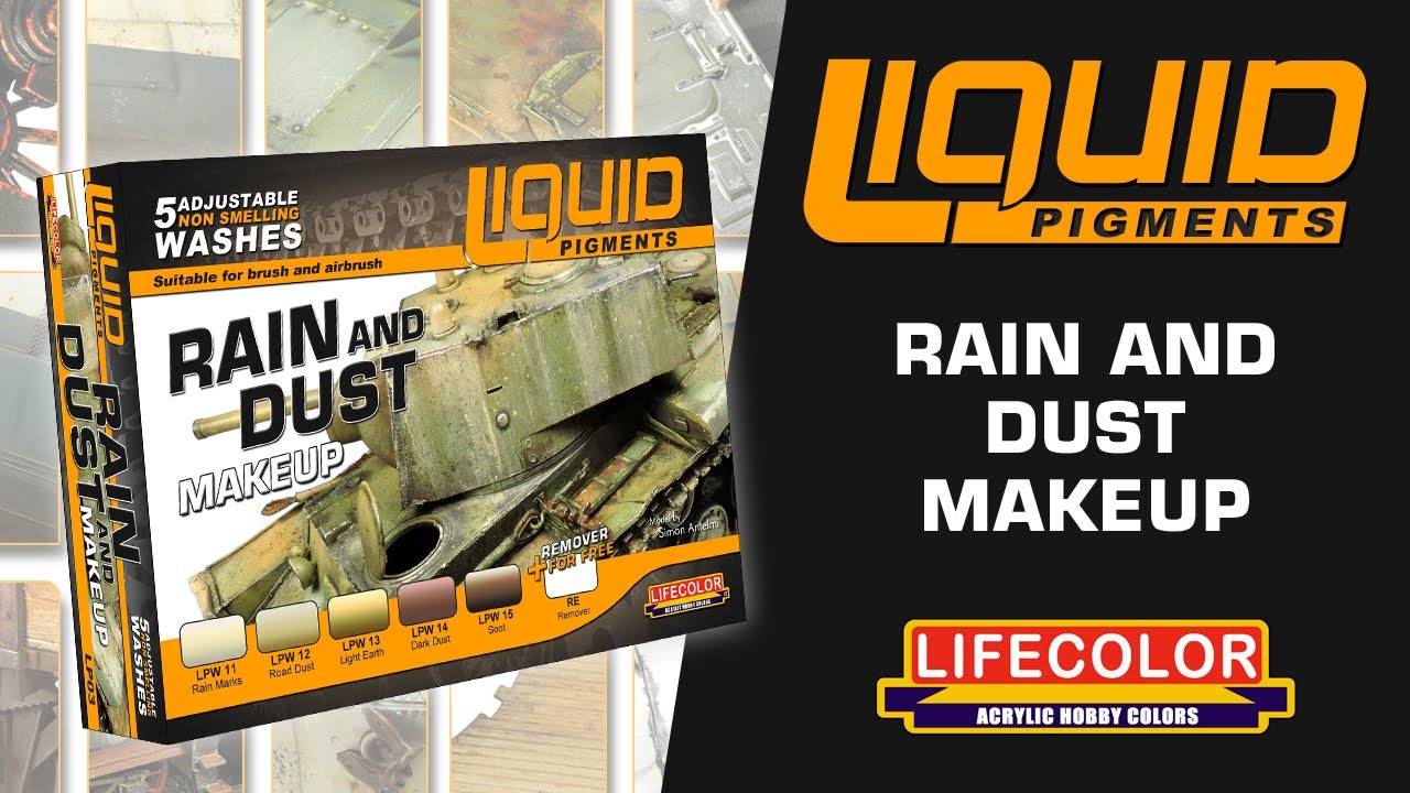 Liquid Pigments : How To Use - Rain and Dust Makeup