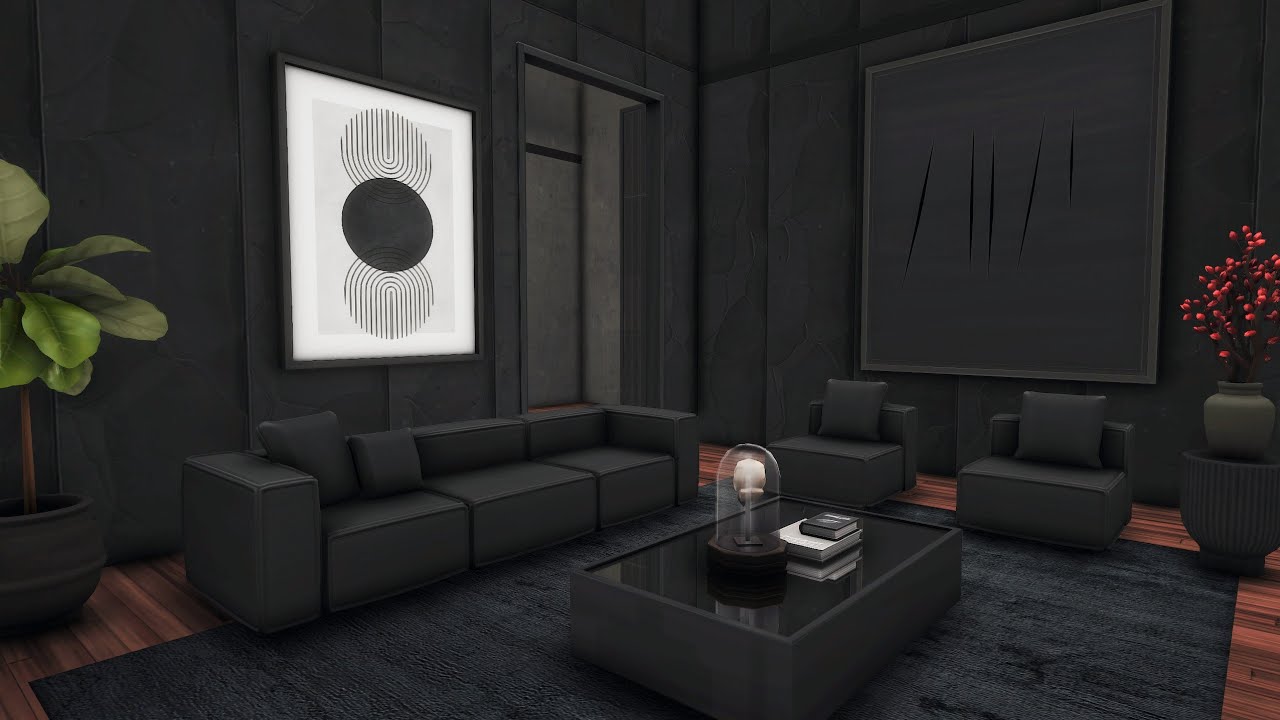 Vlad's Halloween MODERN MANSION 🦇🎃 | The Sims 4 Speedbuild