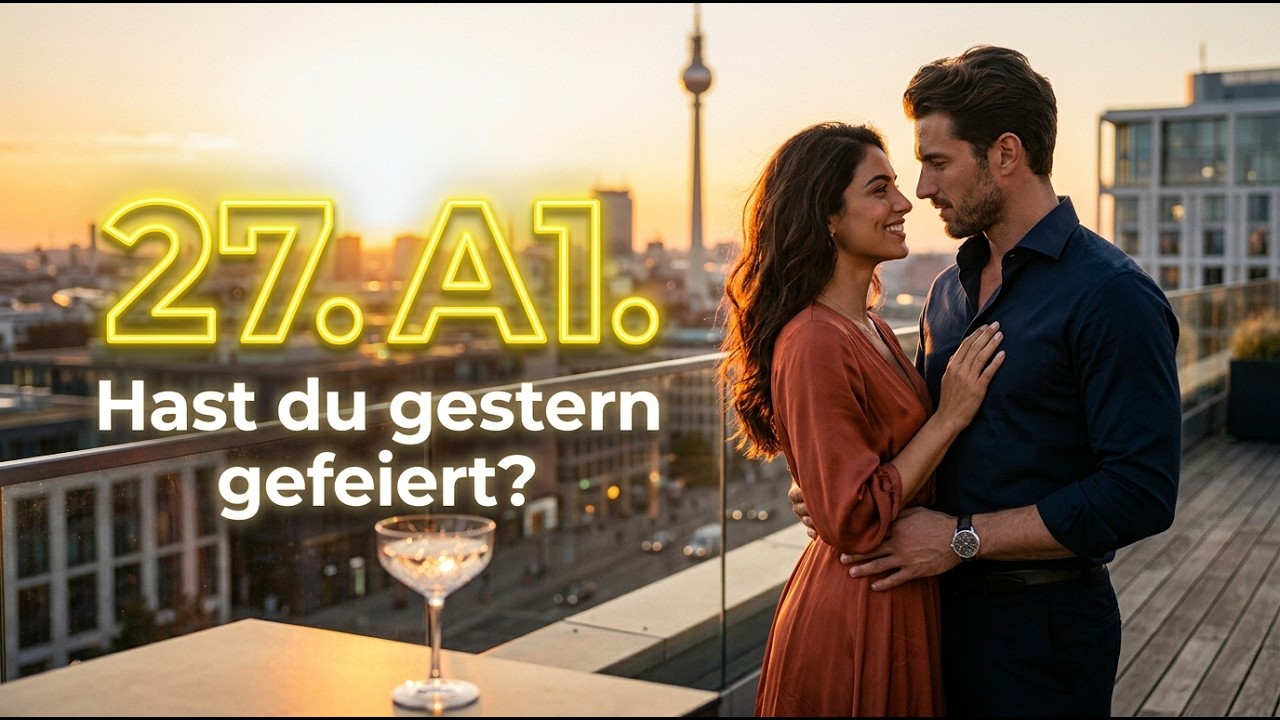 Learn German A1: The Perfekt Tense & Dating in Berlin 🇩🇪 - Das Perfekt und Dating in Berlin