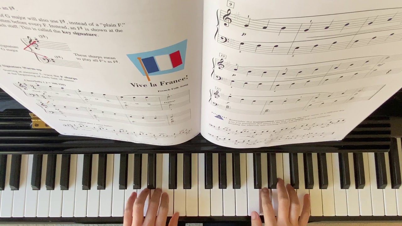 “Vive la France” Piano Adventure Lesson Book Level 2B