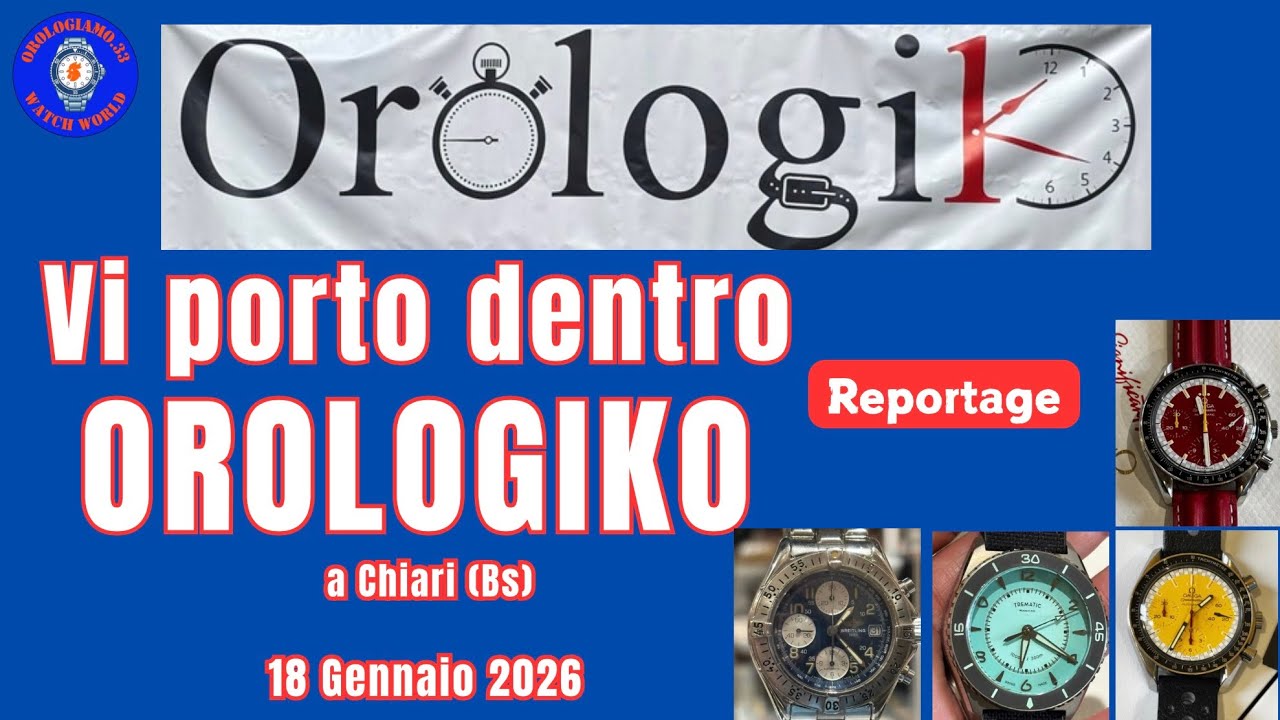 Orologiko 2026 a Chiari (Bs): una giornata dedicata alla mostra mercato e scambio: orologi per tutti