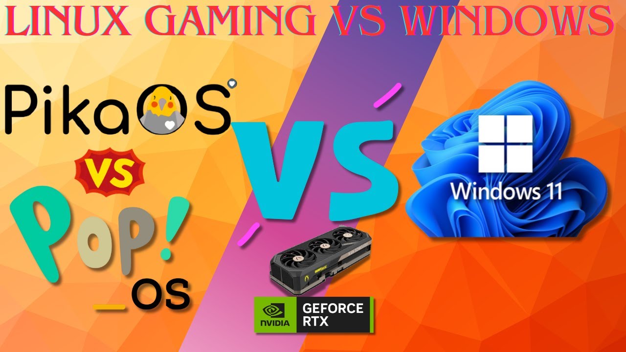 Linux Gaming: PikaOS vs Pop!_OS vs Windows 11 | RTX 5080 Benchmarks | Debian distros | Nvidia Linux