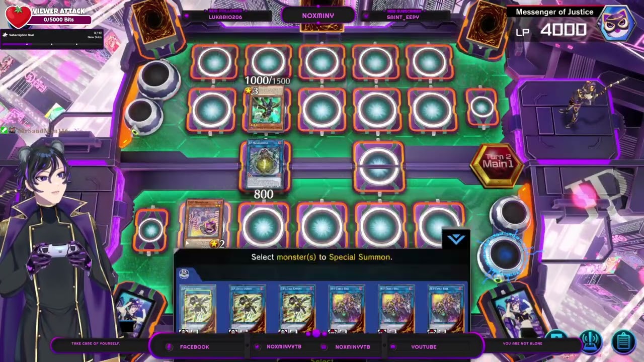 Twitch vod 2-8-2026 Yugioh Master Duels, learning how to play.