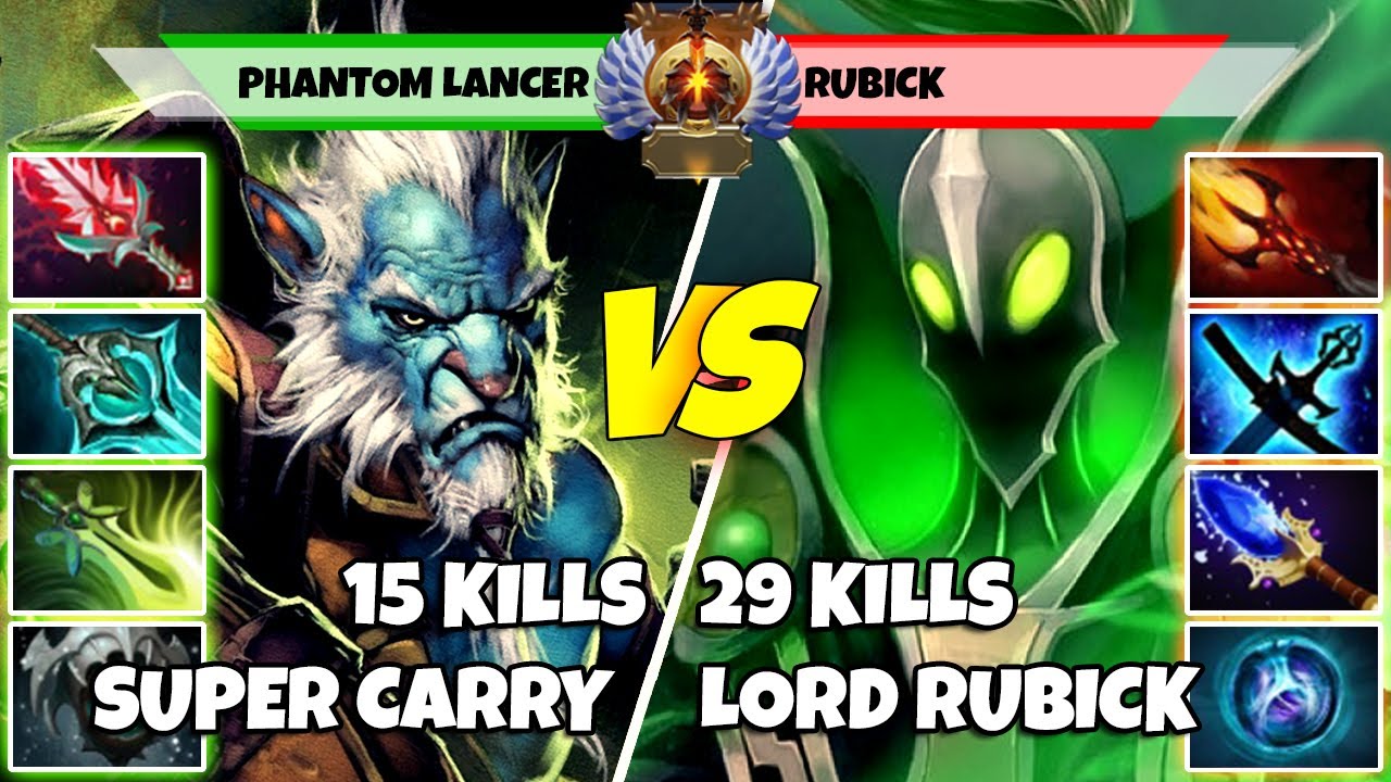 PHANTOM LANCER (Carry) vs RUBICK (Mid) - Epic Battle Of Immortal Rank Dota 2 Players - Z Dota 2