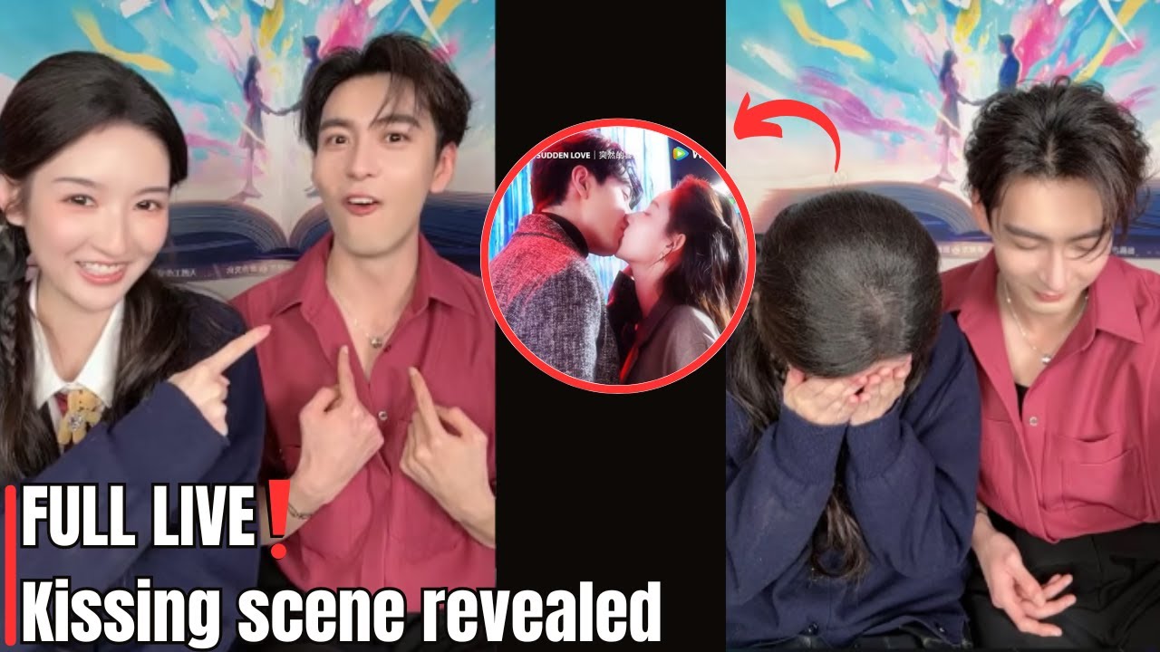 HOT LIVE PROMOTION❗  Chen Xingxu & Wang Yuwen's Reaction During the Kiss Scene [ENG SUB]