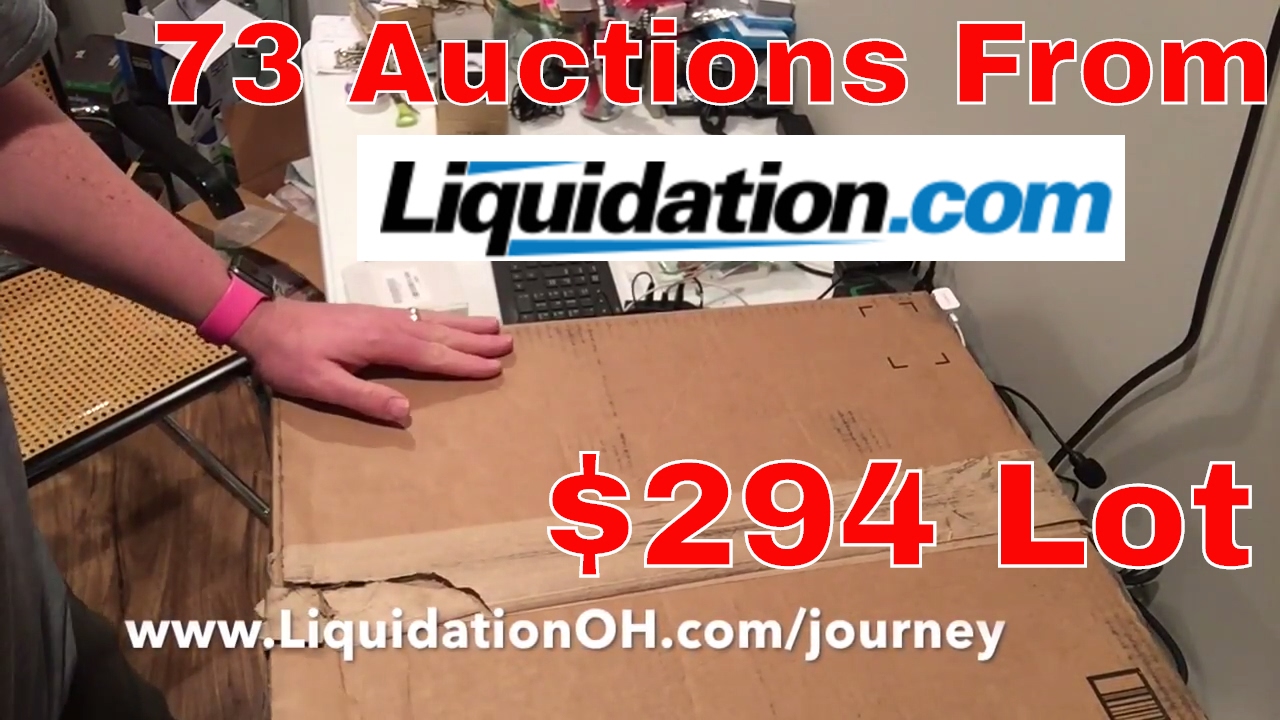 73 Liquidation.com Auctions Won Large Electronics Lot Unboxing Box #1